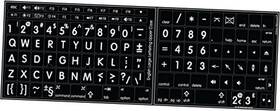 Online-welcome 8541659272 Mac English Large Lettering Keyboard Sticker New Matte Black Background