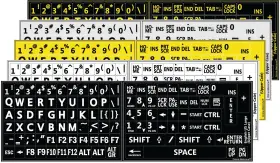 Online-welcome English-us 5 Colors2 Five English Us Large Print Lettering Black Yellow White Gray Backgrouns