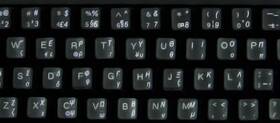 Online-welcome Greek Tr White 09 Greek Keyboard Stickers With Transparent Background White Lettering For