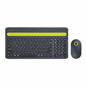 100074483 Onn. Multi-device Wireless Full-size Keyboard And 3-button Mouse Set
