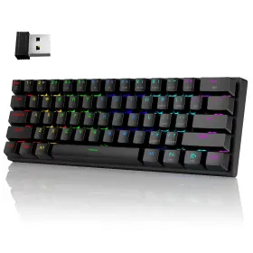Pc335 Pauroty 652261256483 60% Wireless Mechanical Keyboard Triple Mode 2.4g/usb-c/bluetooth Ga