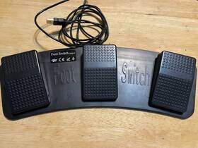 Pcsensor Fs3-p Usb Triple Foot Switch Pedal Control Used