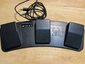 Fs3-p Pcsensor Usb Triple Foot Switch Pedal Control Used