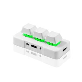 Pcsensor Mk321g-wh 3-key Mini Keypad 2.4g Wireless Usb 2 In 1 Mechanical Gaming Keyboard Hot Key