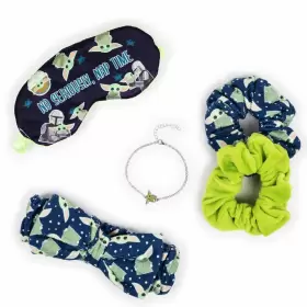 Vs700685l.ph  Peers Hardy Star Wars Baby Yoda Spa Set - Zip Cosmetic Pouch Sleep Mask Hair T