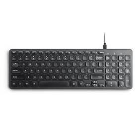 Perixx B0b7nv4p51 Periboard-215b Us Wired Keyboard - Slim Scissor Keys Usb-a And Usb-c Ports
