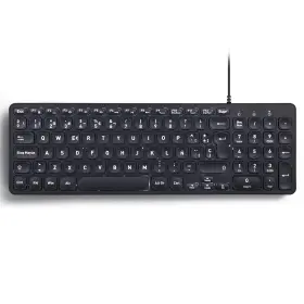 Periboard-333 Perixx B0cj5cdpqr Teclado Compacto Usb Retroiluminado Con Cable - Teclas De T