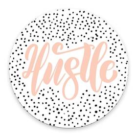 Pingpi 904475351092 Hustle Mouse Pad Quote Coworker Present Hard For