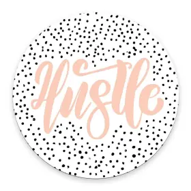 Pingpi 904475351092 Hustle Mouse Pad Quote Coworker Present Hard For