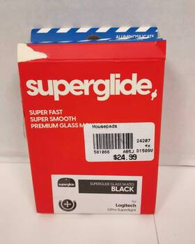 Pulsar 809773551977 Superglide Glass Mouse Skates For Logitech G Pro X Superlight - Black