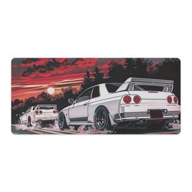 Qeopgne 200024sbklj560lets Car Gaming Mouse Pad Large Mousepad R32 Japanese Retrowave Anime Jdm Racing C