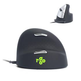 R-go Tools 956993300013 R-go He Ergonomic Mouse With Break Software Usb-c Wired Usb A Convert