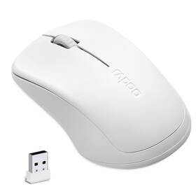 Rapoo 940056173690 1680 Silent Wireless Mouse 2.4ghz Cordless With Usb Receiver 1k
