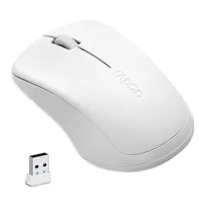 Rapoo-1680 Rapoo 940056173690 1680 Silent Wireless Mouse 2.4ghz Cordless With Usb Receiver 1k