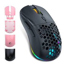 Razeak Rm-x08 Ultra Custom Wireless Gaming Mouse Syww 8 3395 Sensor... Fast Ship