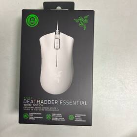 Razer 632441h20101717 Deathadder Essential Wired Gaming Mouse 6400 Dpi 5 Buttons White New
