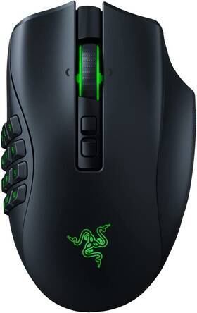 Razer Rz01-03420100-r3g1 Naga Pro Wireless Optical Gaming Mouse Interchangeable With 2 6 12 Plate