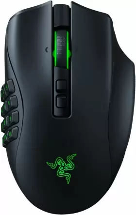 Rz01-03420100-r3g1 Razer Naga Pro Wireless Optical Gaming Mouse Interchangeable With 2 6 12 Plate