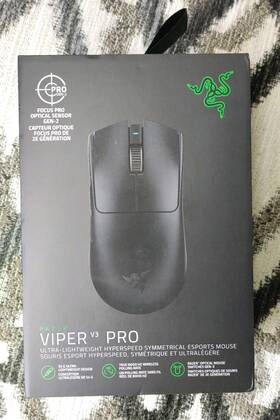 Razer Rz01-05120100-r3u1 Viper V3 Pro Ultra-lightweight Hyperspeed Symmetrical Esports Mouse Black