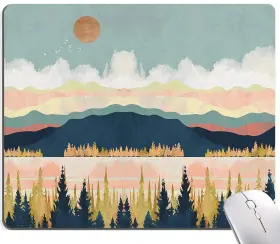 Cjhf220622018 Sanwumian Mouse Pad Abstract Landscape Square Mat Waterproof Mousepad