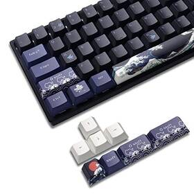 Sdyz Xh-riyue78 Xvx Pbt Keycaps 60 Percent Great Wave Off Kanagawa 78 Keys Theme