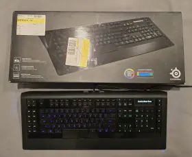Y15-c-apr069d01b See Title/description Steelseries Apex 64145 Gaming Keyboard Rgb Backlit Macro Media Keys - Fast Ship