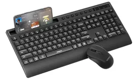 201-us Seenda Bluetooth Keyboard And Mouse Combo Multi-device Ergonomic Mo