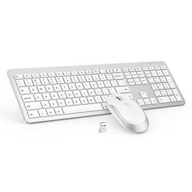 Seenda B07l2ls9sk Wireless Keyboard And Mouse Combo - Full Size Slim Thin Mou