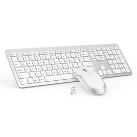 B07l2ls9sk Seenda Wireless Keyboard And Mouse Combo - Full Size Slim Thin Mou