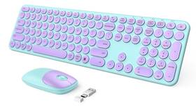 Seenda Sk73-3 Wireless Keyboard And Mouse Usb Type C 2-in-1 Receiver Full