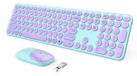 Sk73-3 Seenda Wireless Keyboard And Mouse Usb Type C 2-in-1 Receiver Full