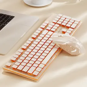 Seunkwang 976049515277 Eweadn V3 Wireless Keyboard And Mouse With Single Backlit Metal Panel Bluet