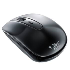 Shhhmouse 314 Black Silent Wireless Mouse For Laptop Small Compact Cordless Computer Mice With Us