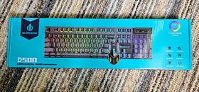 Shipadoo Csd01egkbd500wh D500 Rgb 104 Keys Gaming Keyboard And Mouse Combo White
