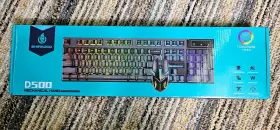 Csd01egkbd500wh Shipadoo D500 Rgb 104 Keys Gaming Keyboard And Mouse Combo White