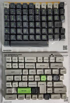 Signature Plastics 810027788542 Pimp My Keyboard Green Screen Phosphor Ortho Mix And Match Kit