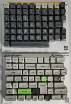 Signature Plastics 810027788542 Pimp My Keyboard Green Screen Phosphor Ortho Mix And Match Kit