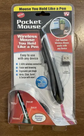 Spark 856770005550 New Pocket Mouse Pen As Seen On Tv Genuine Usb Wireless Optical Digital 2.4 Ghz