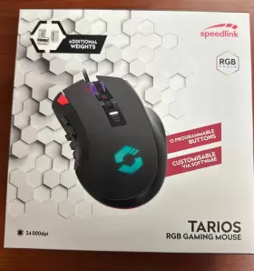 Sl-680012-bk Speedlink Tarios Rgb Gaming Mouse 12 Buttons 24 000dpi Sensor