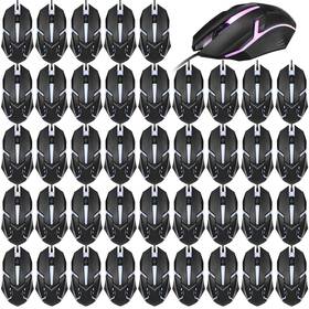 Sratte Pr-sratte-1763 30 Pack Black Usb Wired Mouse Bulk 1200 Dpi Rgb Optical Computer Mouse