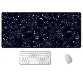 Zlkionq-ss9364 Ssoiu Extended Gaming Mouse Pad 35.5x15.7 In Large Stable Rubber Base Mous