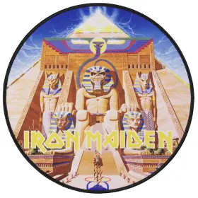 Sa5646-im4 Subsonic 11.8- Inch Round Gaming Mouse Pad Iron Maiden - Powerslave