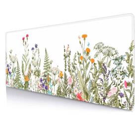Sxckang Sjxc1-kan8-k0l02 White Extended Mouse Pad Large Mousepad With Stitched Edges Keyboard