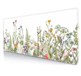 Sjxc1-kan8-k0l02 Sxckang White Extended Mouse Pad Large Mousepad With Stitched Edges Keyboard