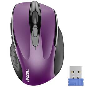 Tecknet 841270 Wireless Mouse 2.4g Ergonomic Optical Computer For Lapt