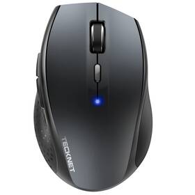 Tecknet B000q7v0w4 Bluetooth Wireless Mouse 4800 Dpi 6 Buttons For Laptop Windows Pc Grey