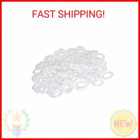 Threebulls 713902280240 120pcs Clear Rubber O-ring Switch Dampeners Keycap White For Cherry Mx Key Switc