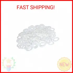 Threebulls 713902280240 120pcs Clear Rubber O-ring Switch Dampeners Keycap White For Cherry Mx Key Switc