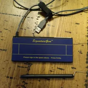 T-s261-hsb Topaz Systems Signaturegem Electronic Signature Pad Usb Tablet Stylus R3