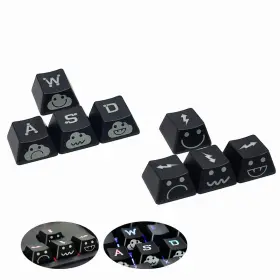 Aub07txyp9q1 Ts Keycap Replacement Wasd Arrow Keycaps Uv Coating Backlit Double Shot Oem Prof